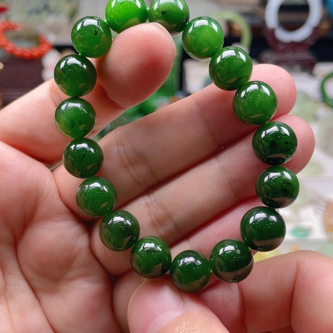 手链未镶嵌和田玉（碧玉）