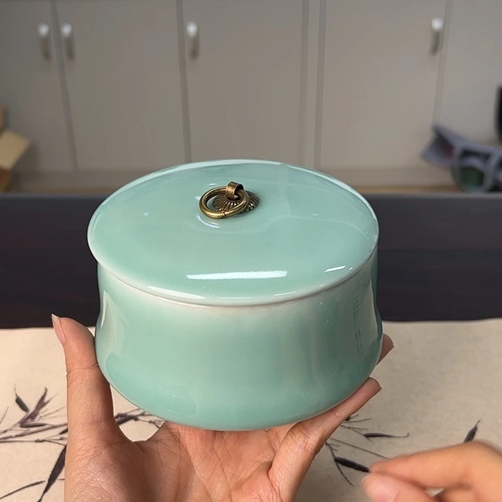 龙泉云间青瓷小米茶器