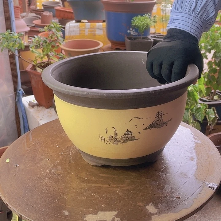 宜兴紫砂003花盆