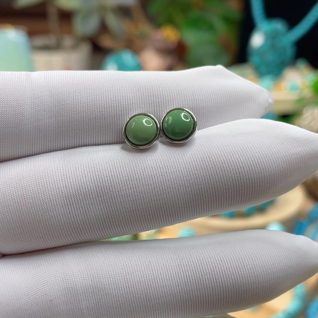 绿松石银S925镶嵌珠宝奇石