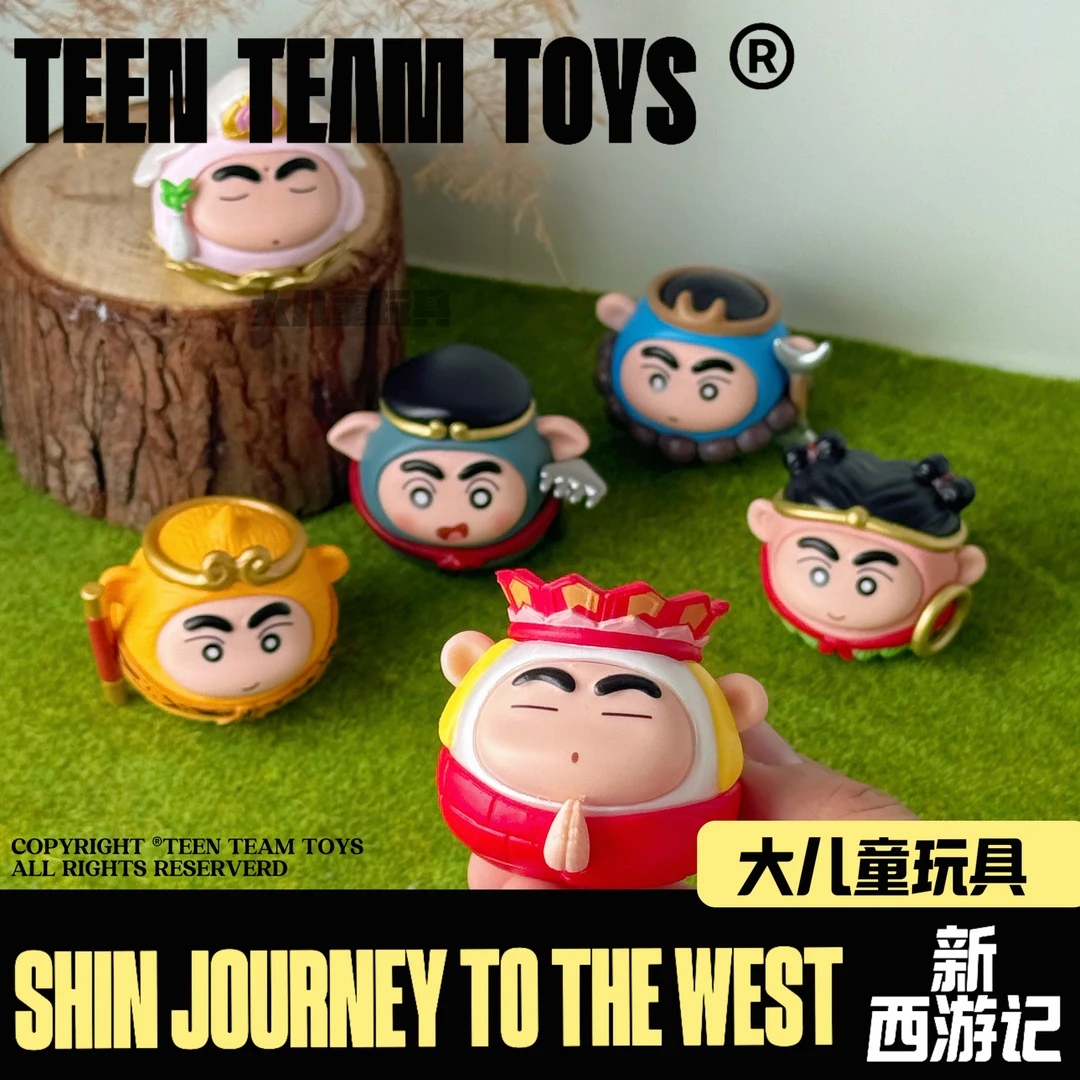 潮玩GK小新系列 悟空西游记师徒四人观音娘娘哪吒手办摆件装饰6款