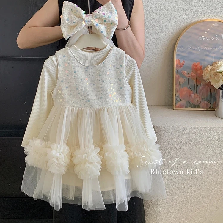 连衣裙春秋女童中小童