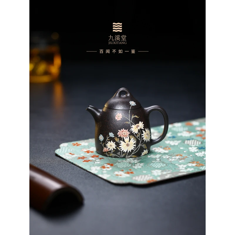 九溪堂汲古涵新宜兴紫砂壶大彬铁血红砂秦权135cc 韩程光 杨奚洛
