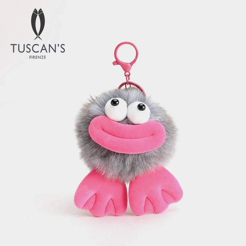 TUSCAN'S时尚潮流大眼厚唇公仔可爱玩偶箱包配件