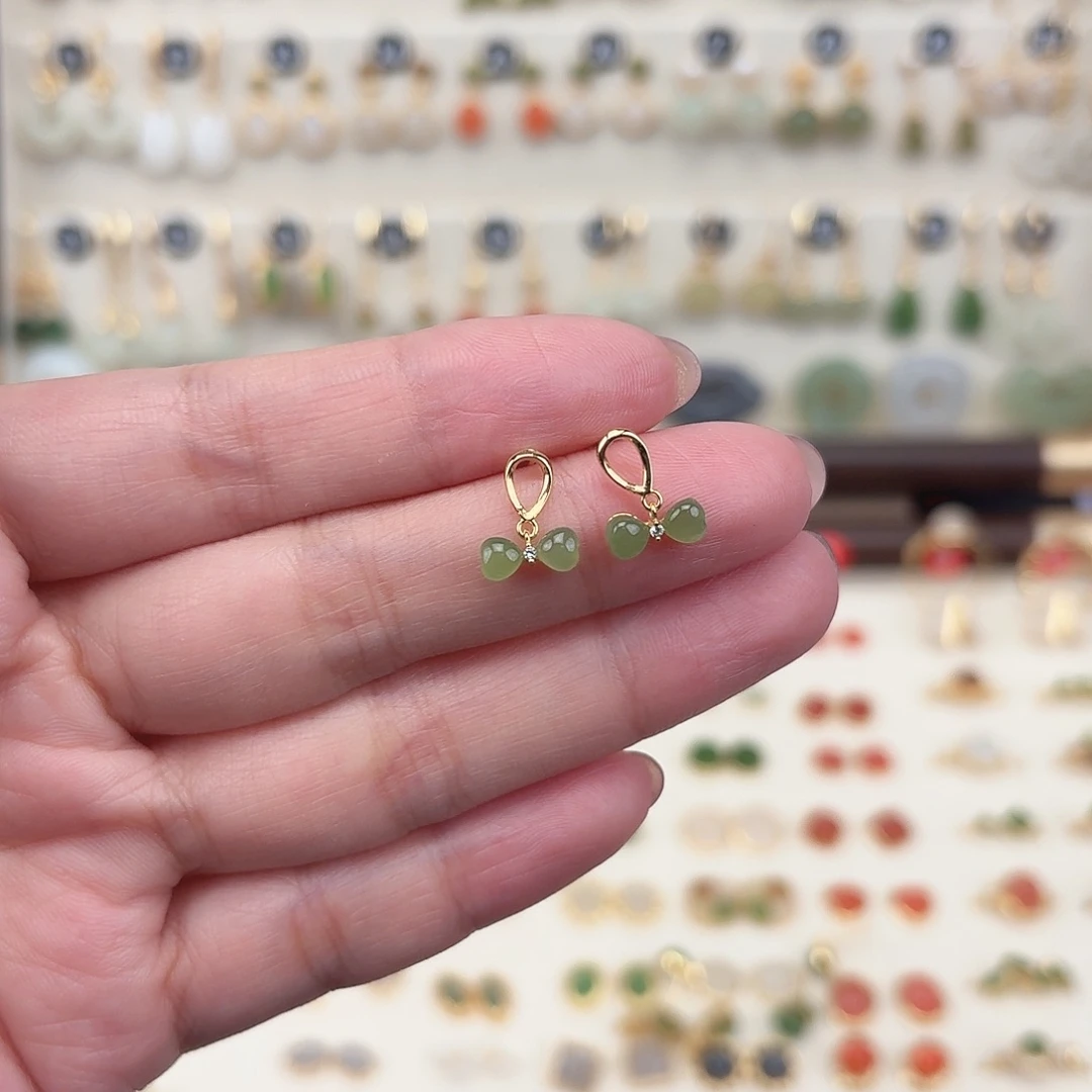 银S925镶嵌戒指和田玉