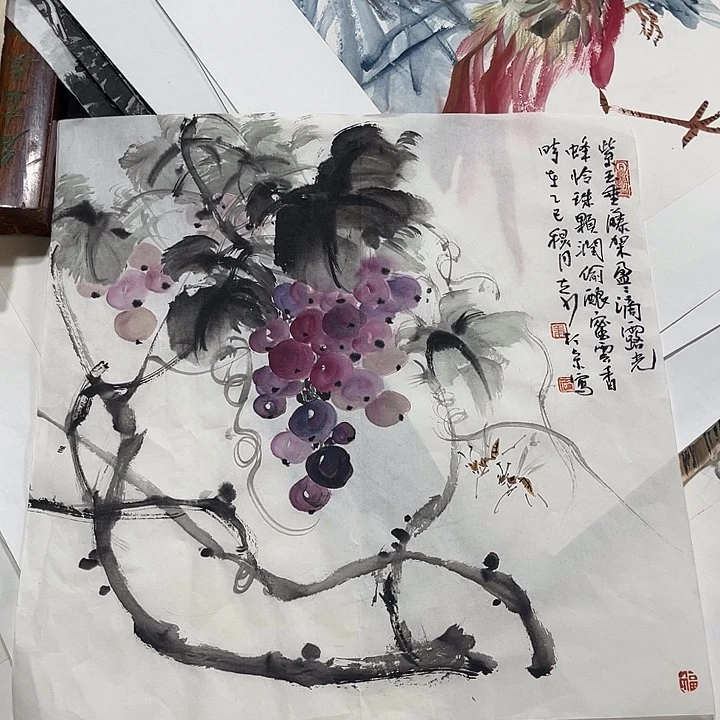 姜奇老师花鸟作品33×33