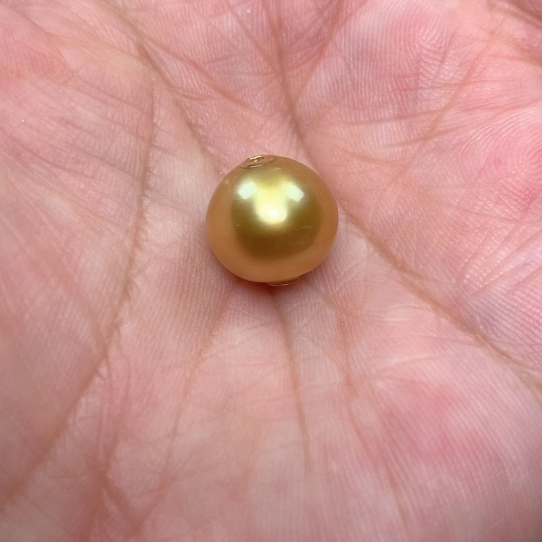 海水珍珠18K金镶嵌颈饰