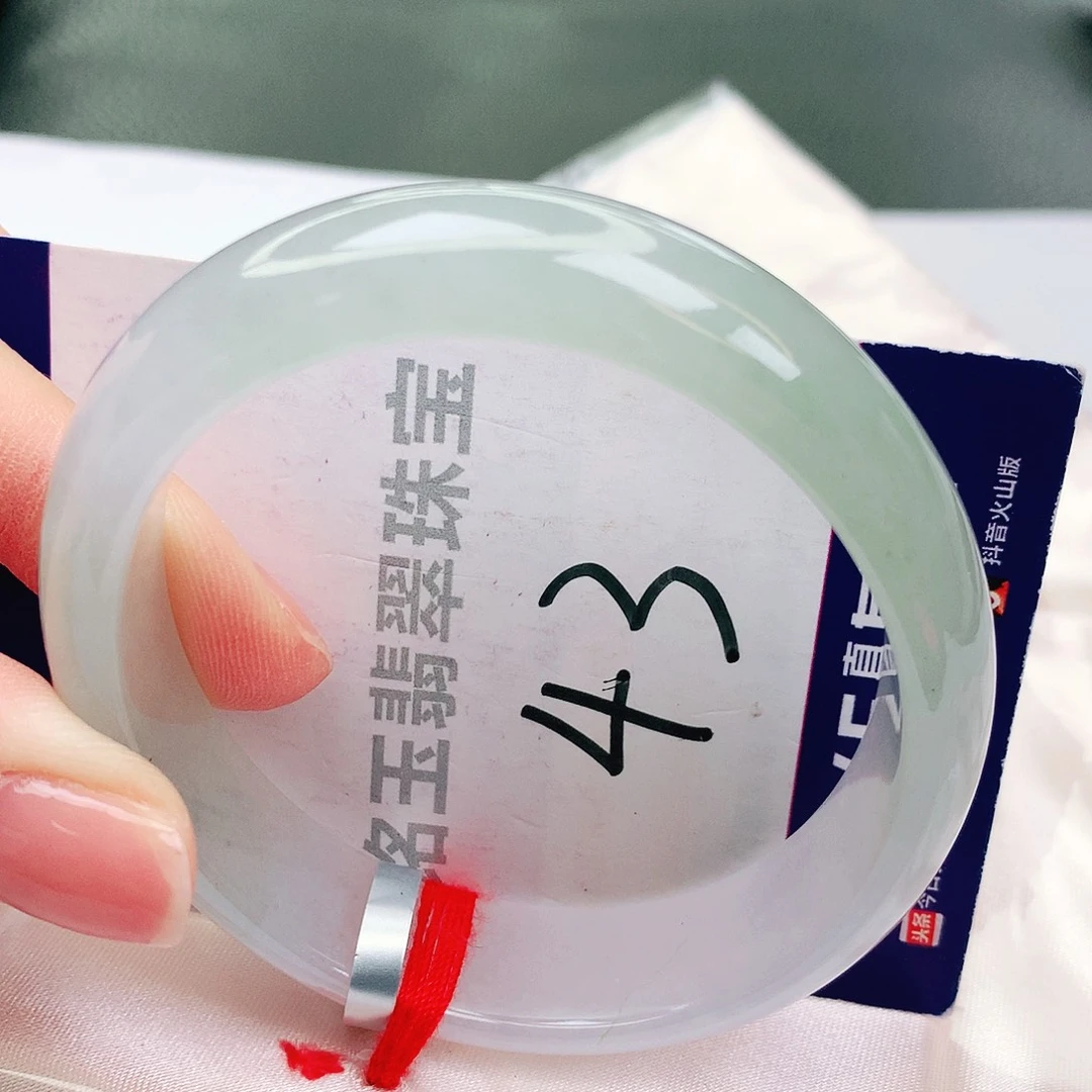 未镶嵌手镯翡翠缅甸天然a货翡翠手镯57贵