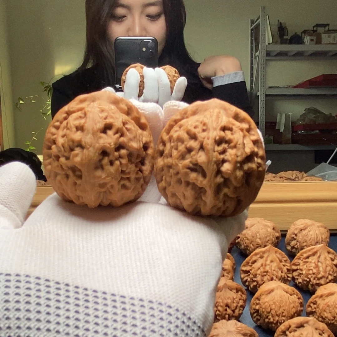 桃核吊坠红锦鲤46尺