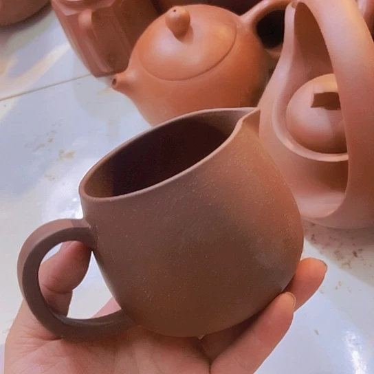 全手工制作宜兴紫砂壶微瑕