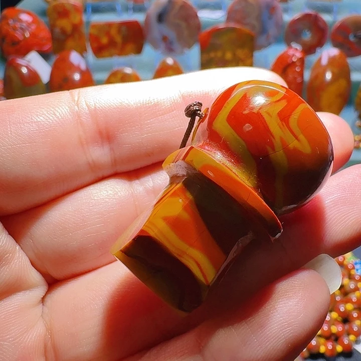 未镶嵌玛瑙/玉髓珠宝半成品