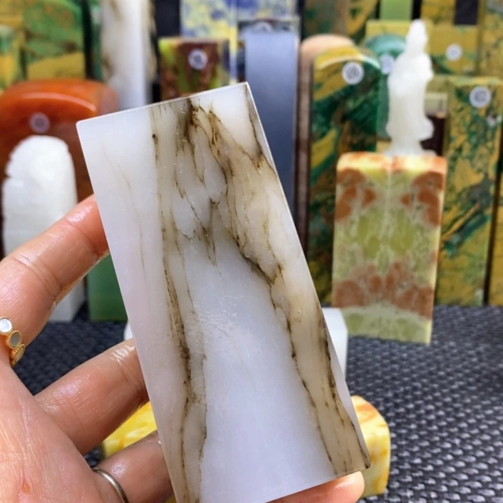 四川石左*青田石印章石