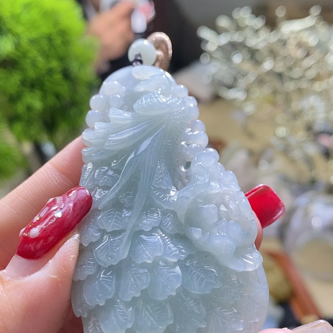 【闪购商品】翡翠颈饰未镶嵌凤凰