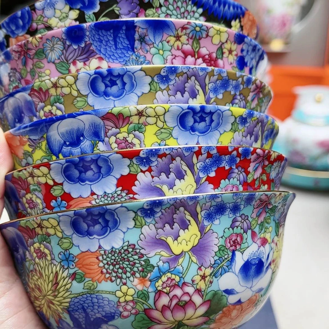 【闪购商品】珐琅4.5寸6个…………
