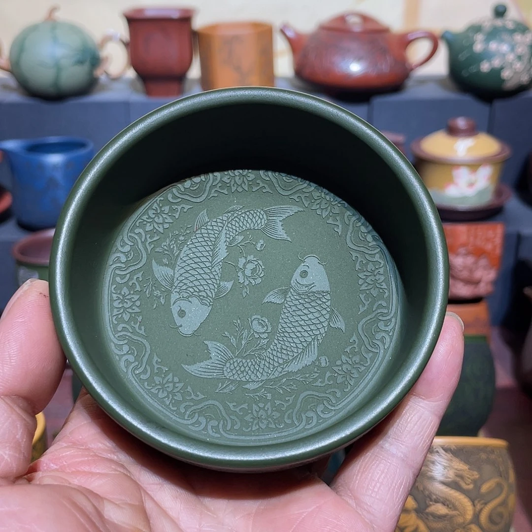 原矿紫砂手工主人杯