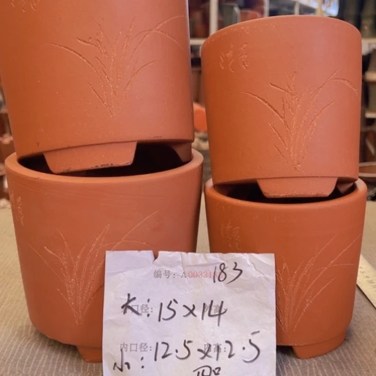 紫砂花盆紫紫砂盆