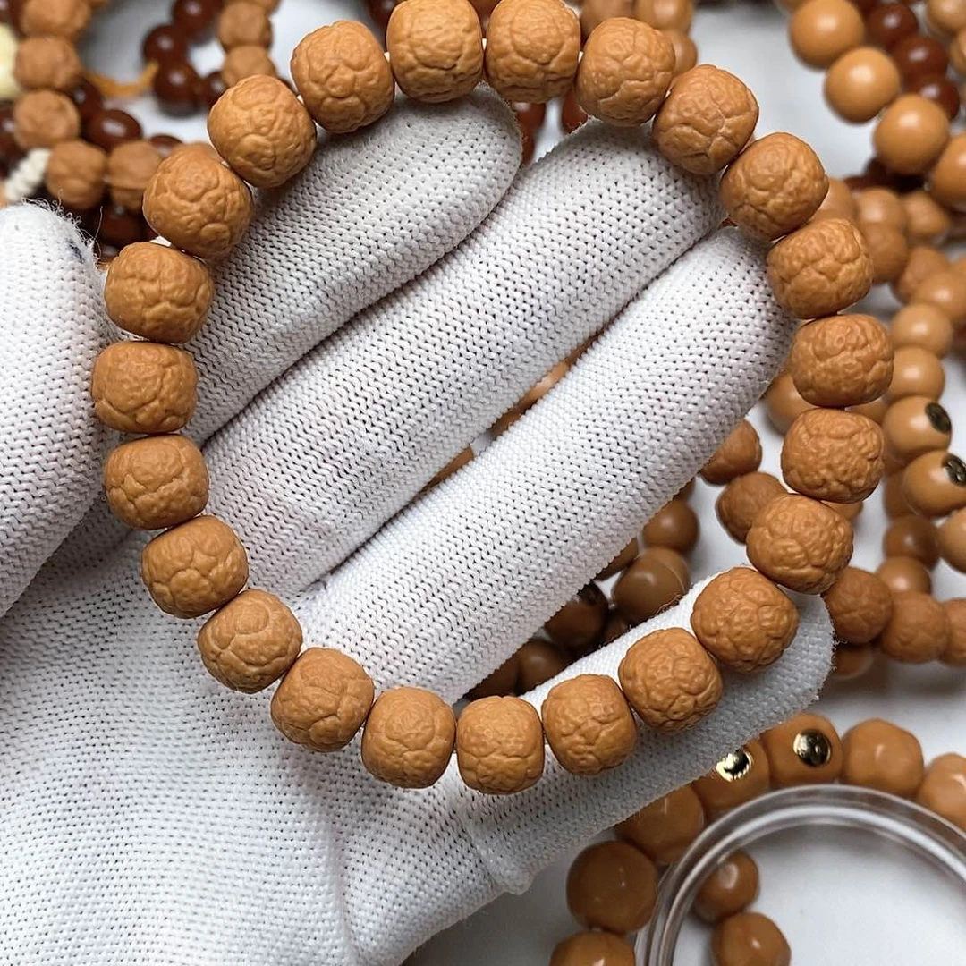 猴头核桃手串素串饕餮006号