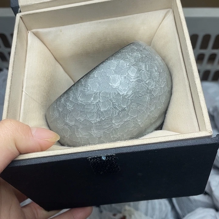 茶盏黑冰禅定配礼盒