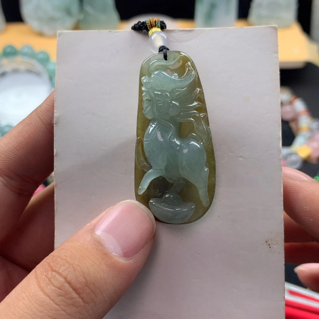 翡翠未镶嵌颈饰00
