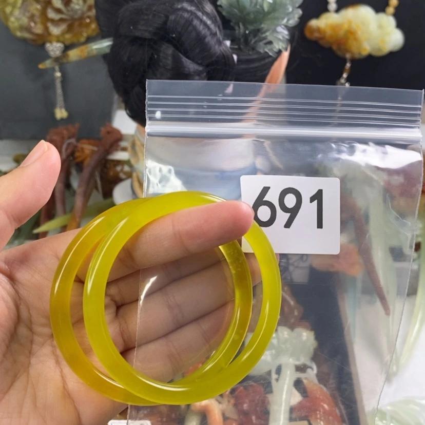 【闪购商品】岫玉发饰未镶嵌云*