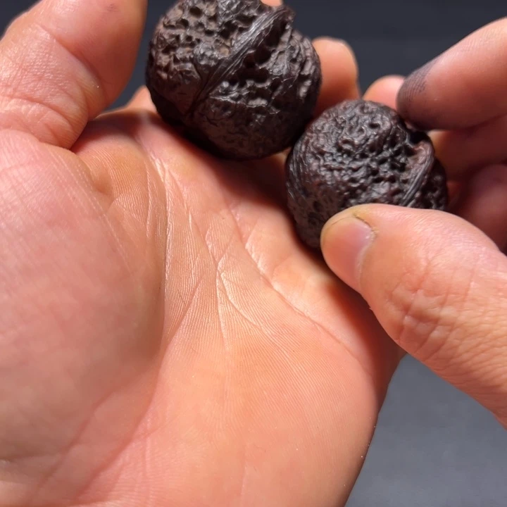 文玩核桃把件B七彩香炉40