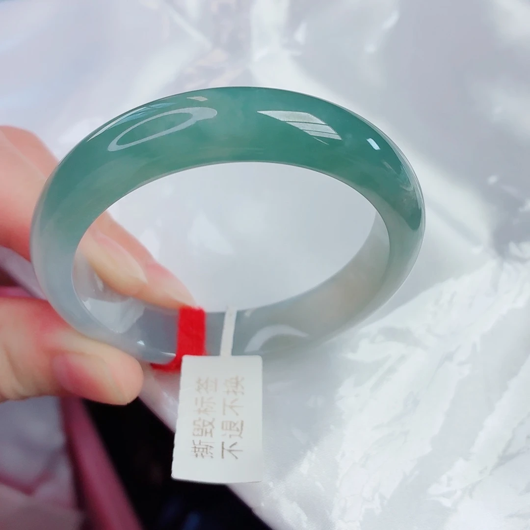 翡翠未镶嵌手镯天然翡翠A货
