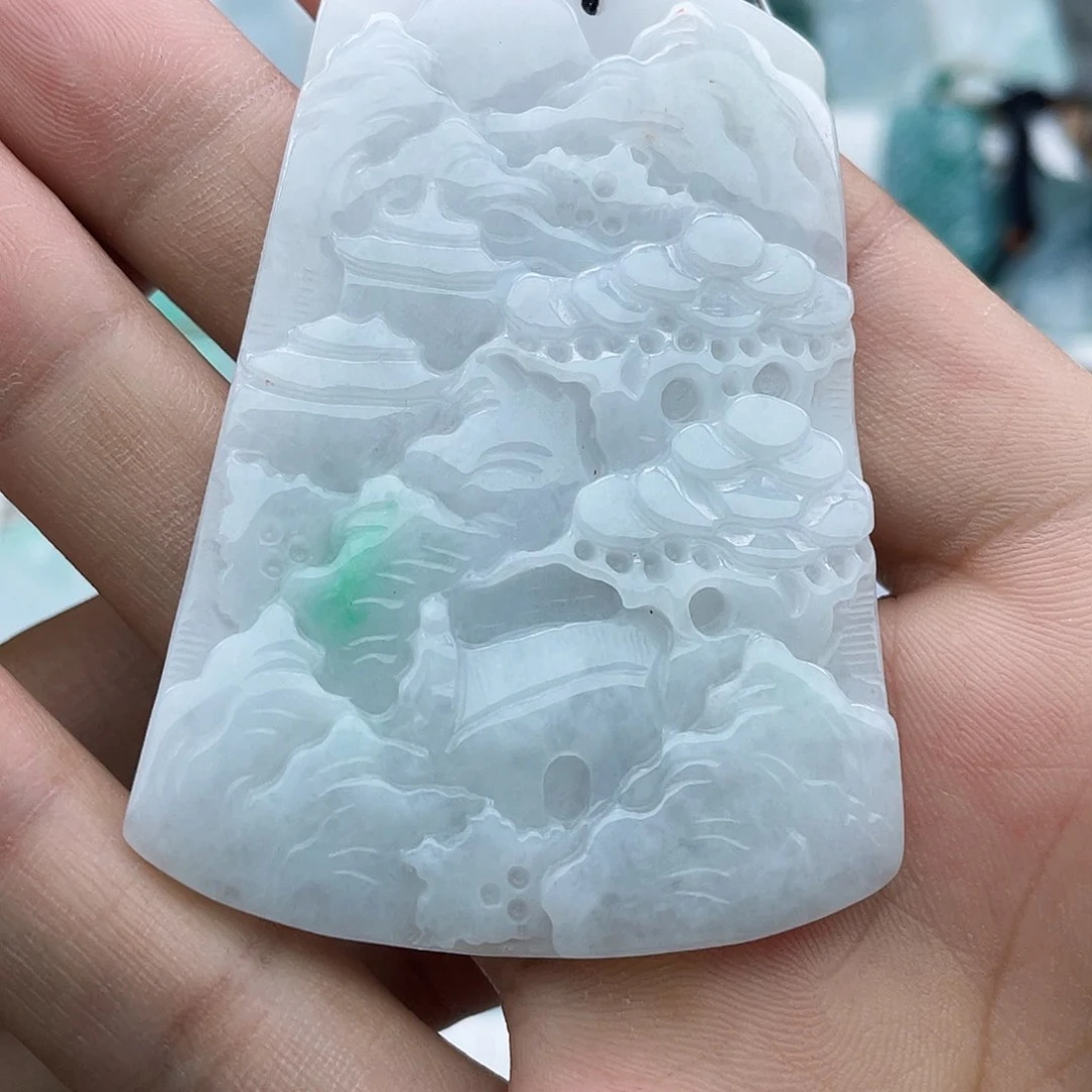 颈饰未镶嵌翡翠翡翠