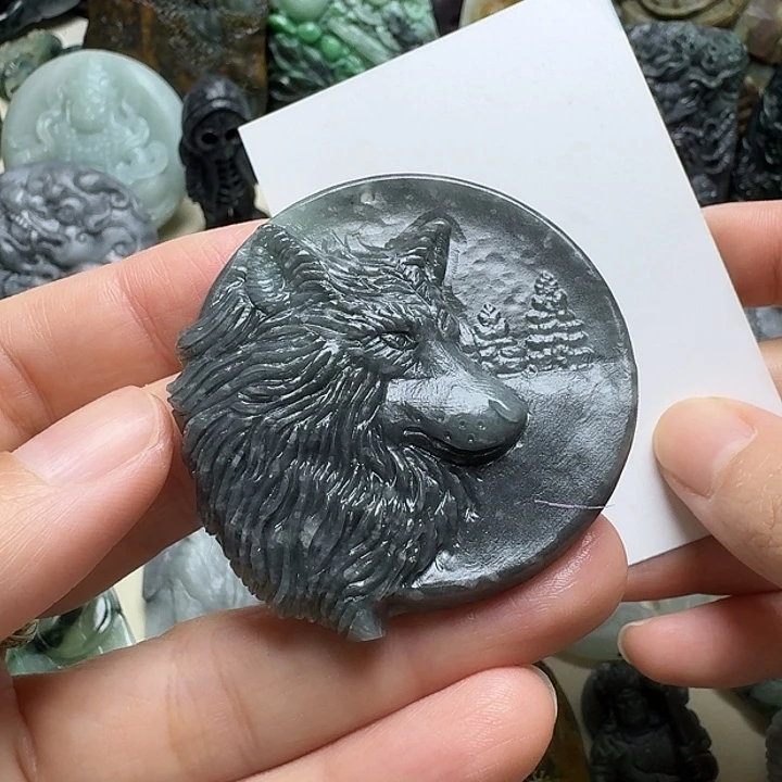 定制翡翠未镶嵌毛货