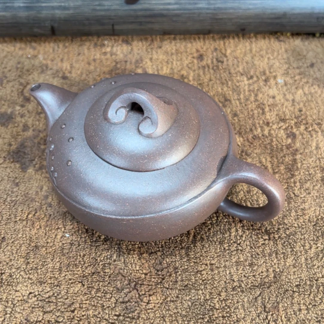 茶壶紫砂高端130cc天青慕古
