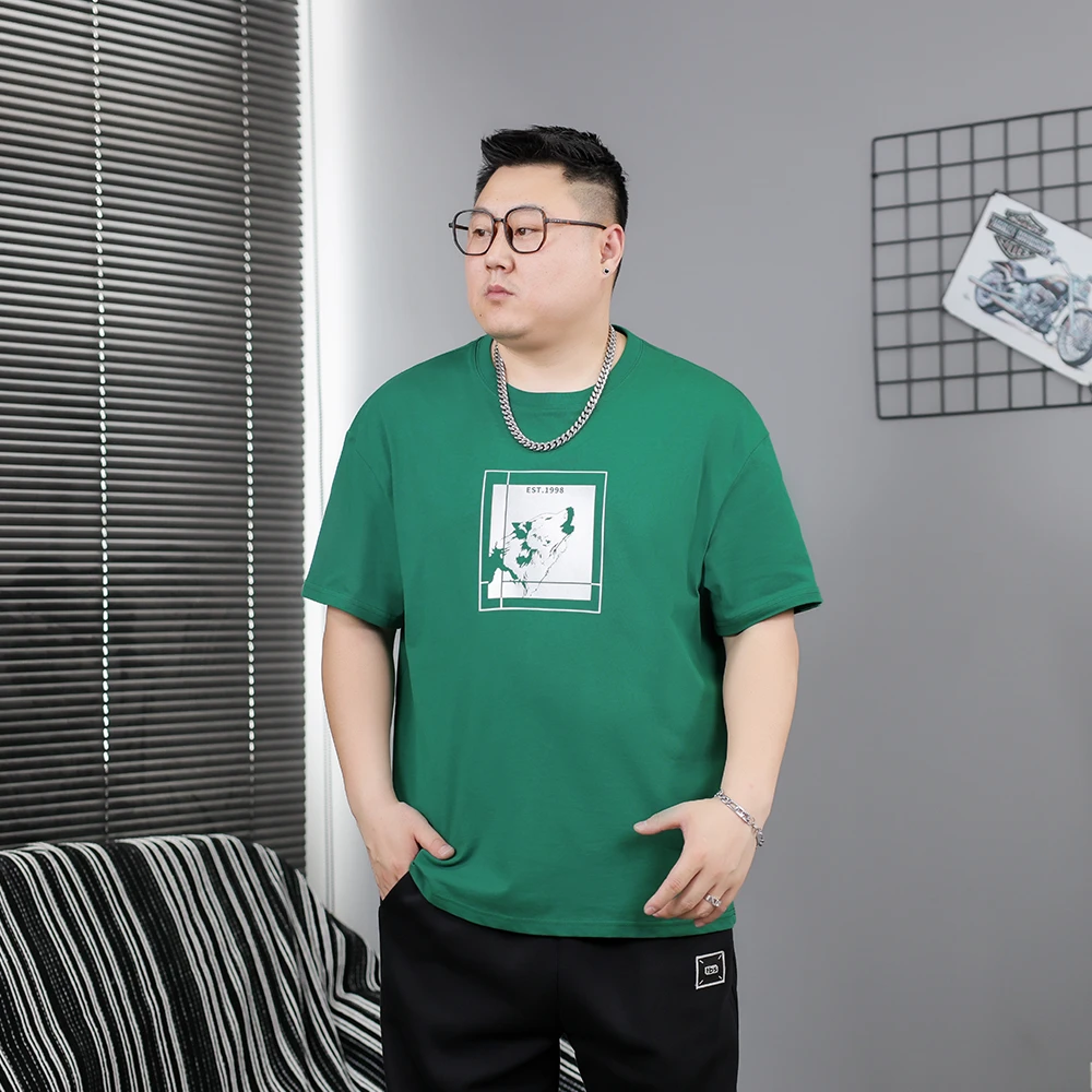 大码男装运动风休闲时尚圆领男装透气潮流百搭短袖PB520810