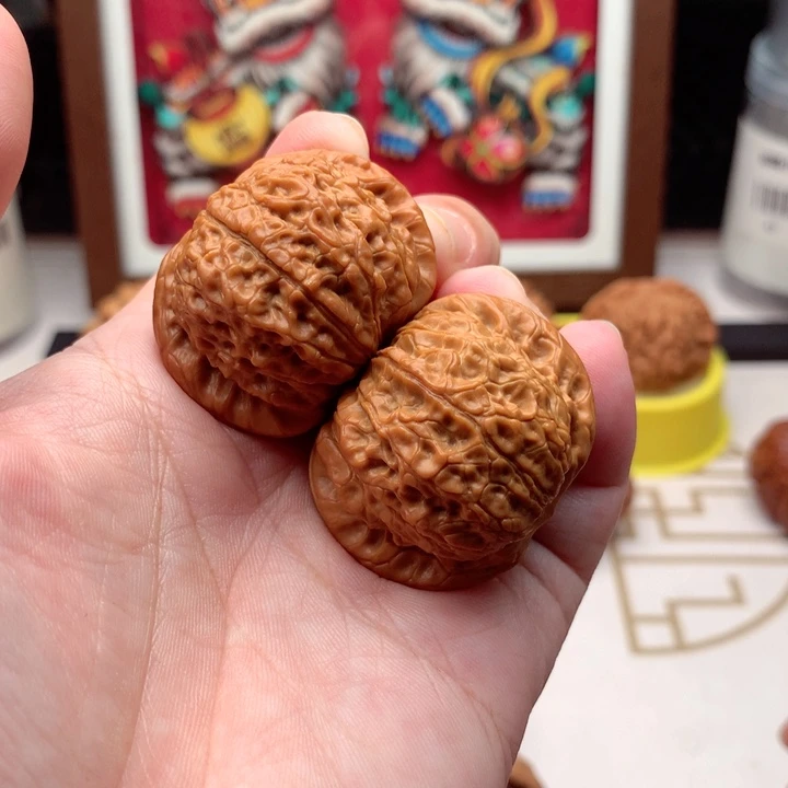 把件文玩核桃顺*血麒麟全品满肉  1号