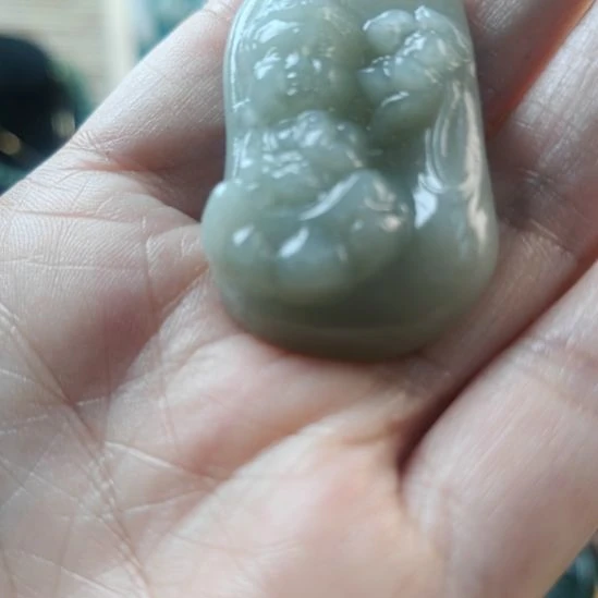 和田玉（青玉）未镶嵌颈饰