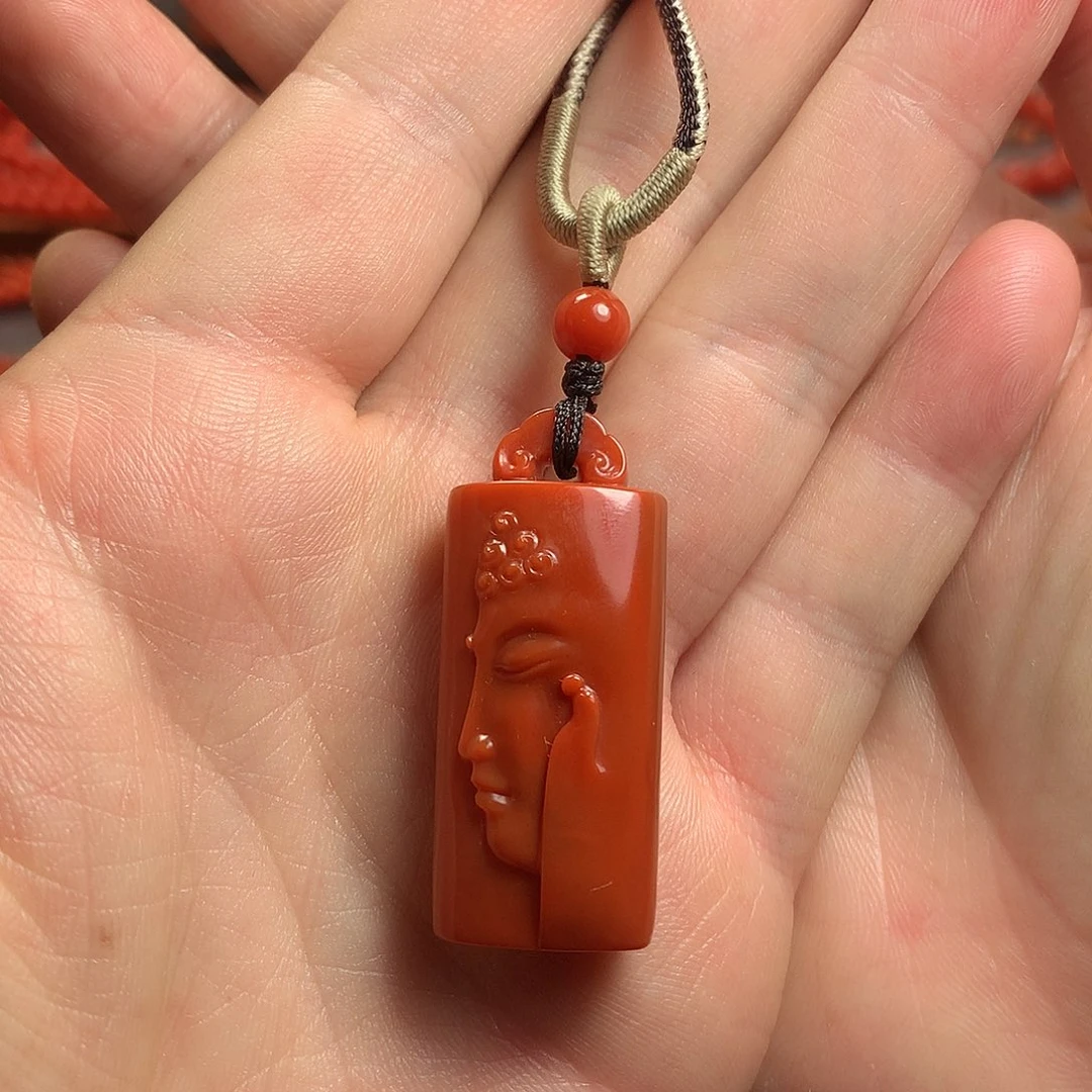 南红玛瑙1未镶嵌云*悟道