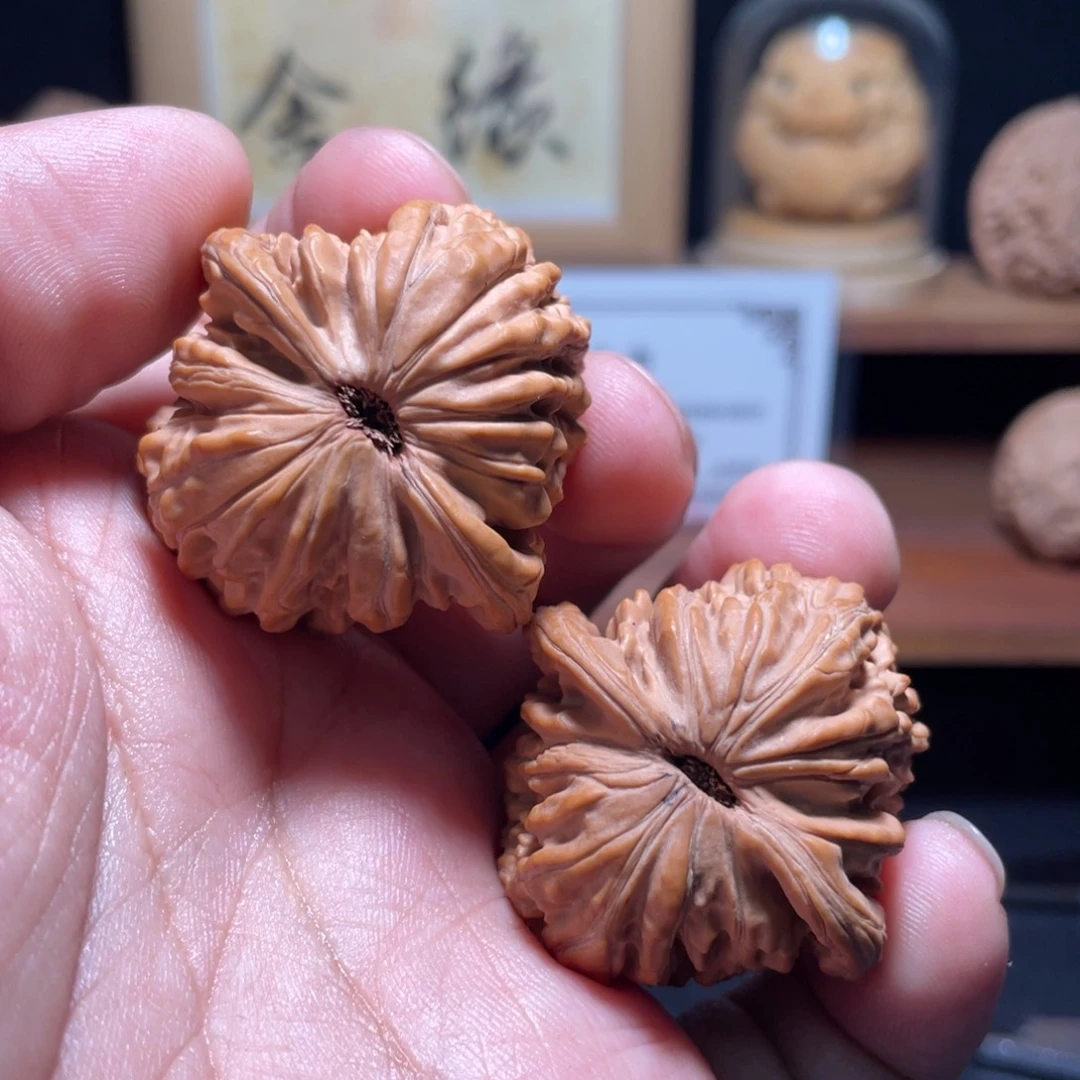 邦***宝文玩核桃把件汉高楼39尺