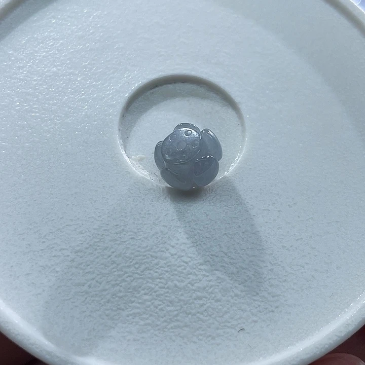 翡翠散珠翡翠紫莲花珠