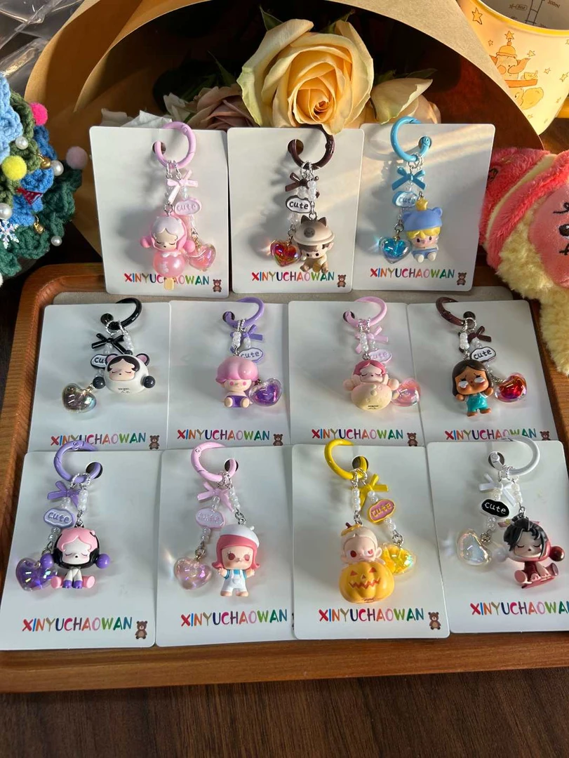 A1【现货直拍】 正版萌粒手机链diy手机链 包包挂件送朋友现货速发