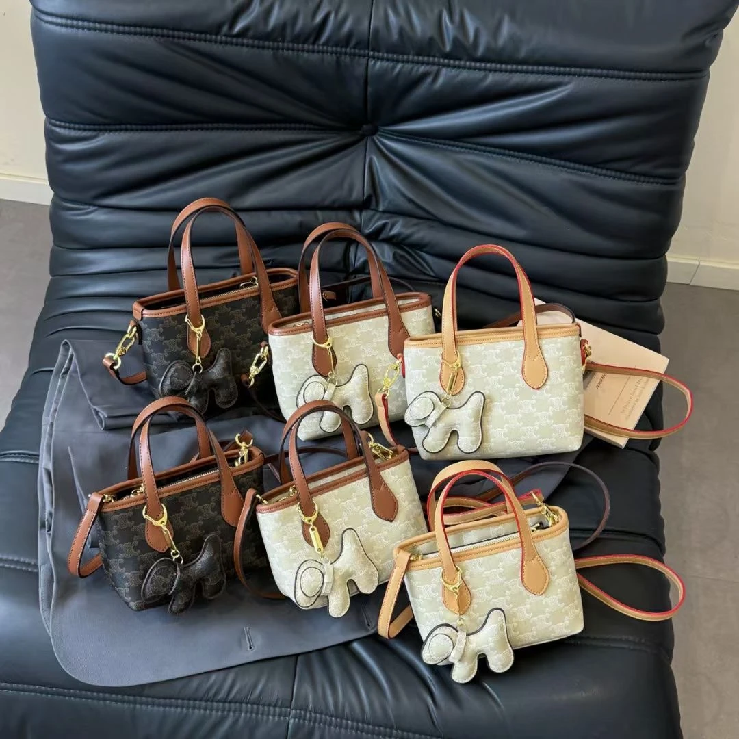 美拉德复古时尚大容量包包女百搭斜挎饺子包701月牙通勤托特包