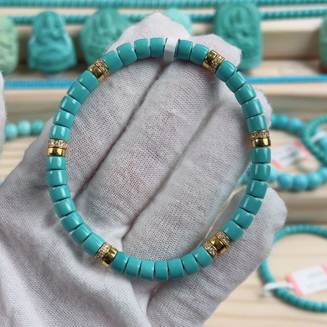 未镶嵌绿松石尺寸5.5mm