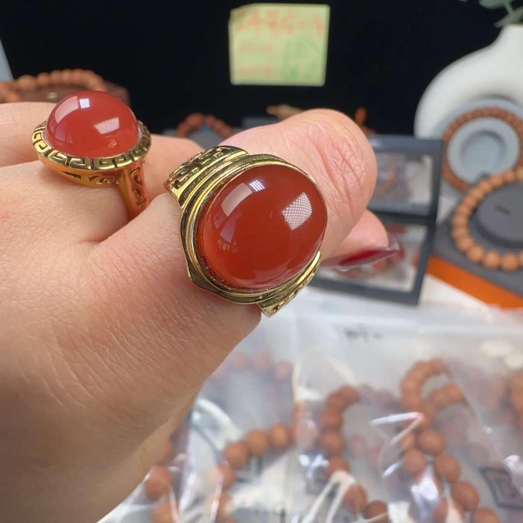 凤眼菩提手串南红