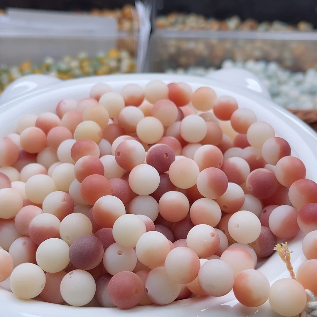 白玉菩提吊坠Q/12mm/100+10颗