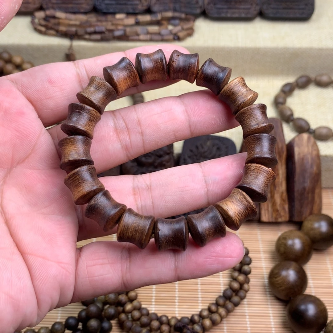 手串沉香沉香手串手链竹节佛珠