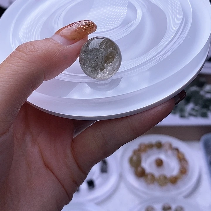 水晶天然水晶定制打孔不退换未镶嵌