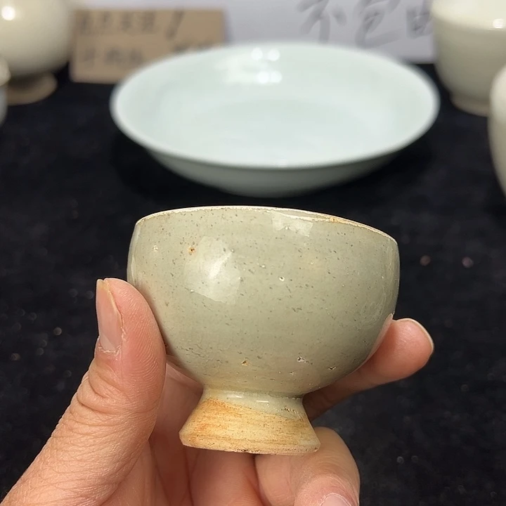 陶其他将乐窑酒杯