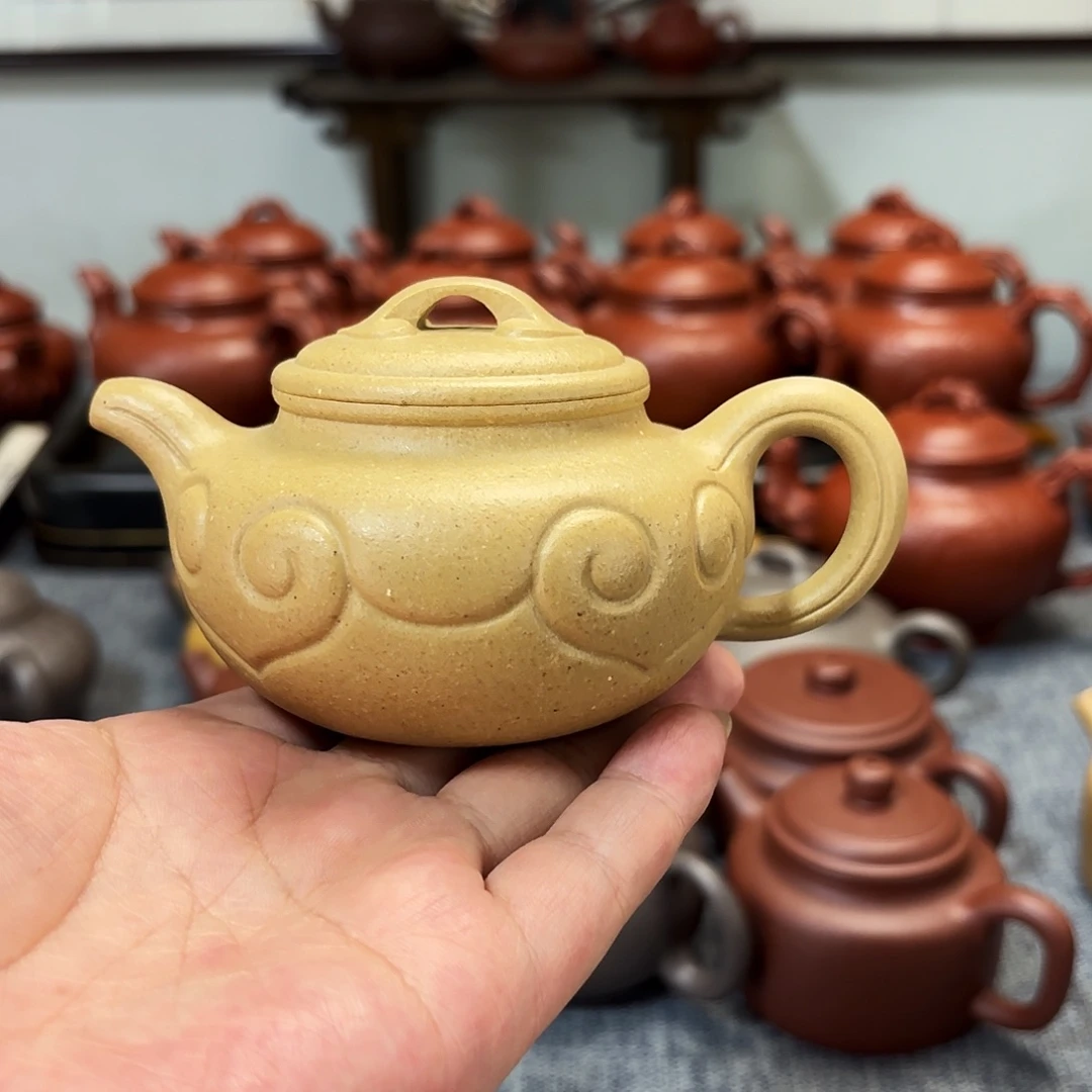 全手工本绿仿古如意