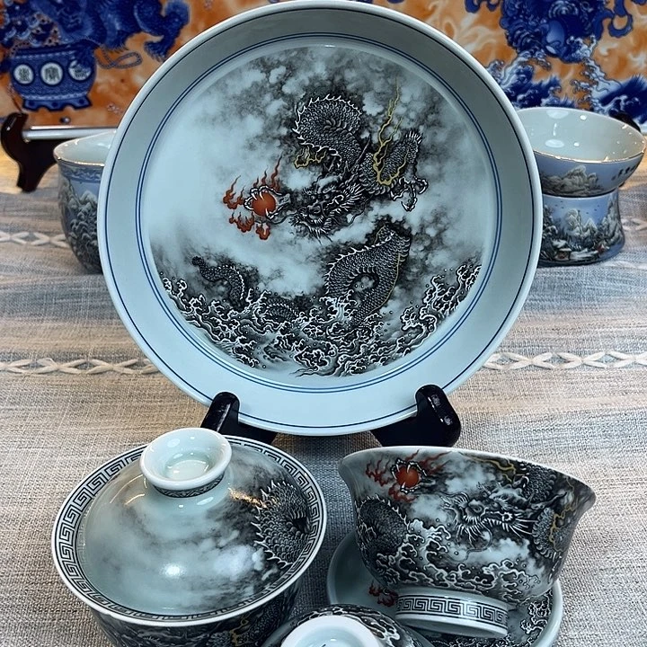 时***宽景德镇陶瓷高温套组