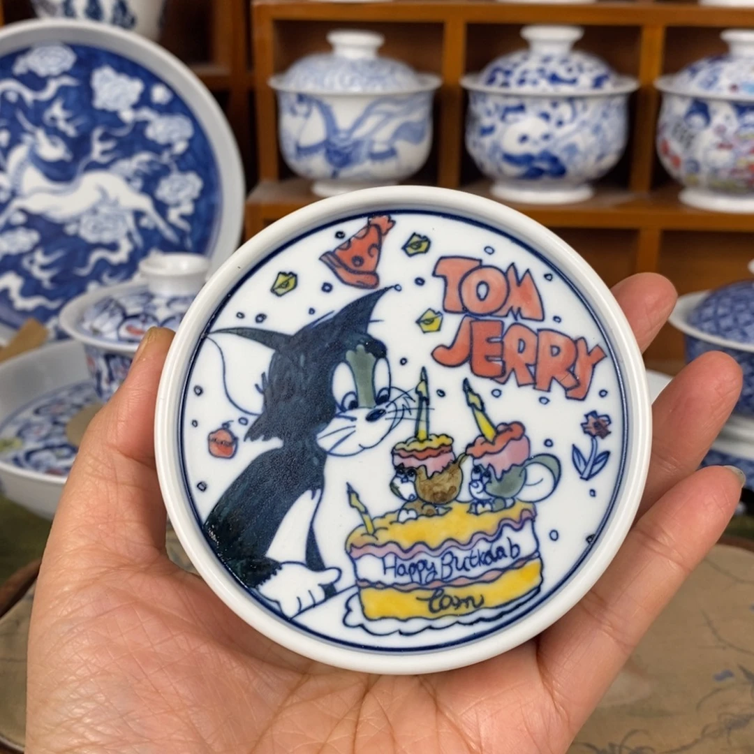 一***"瓷片景德镇陶瓷手绘茶器568