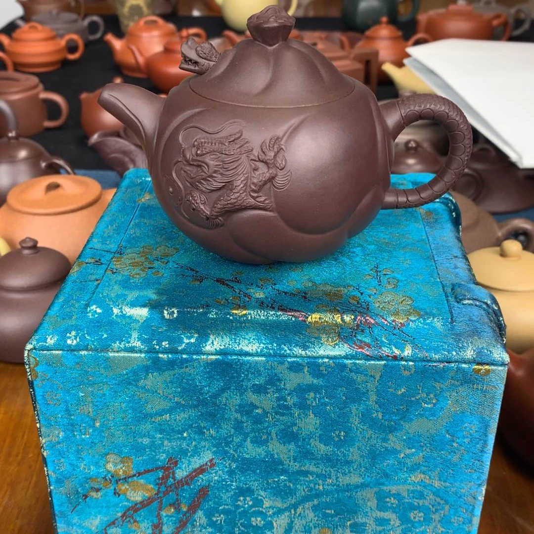 紫砂茶杯奶***肉原矿紫砂