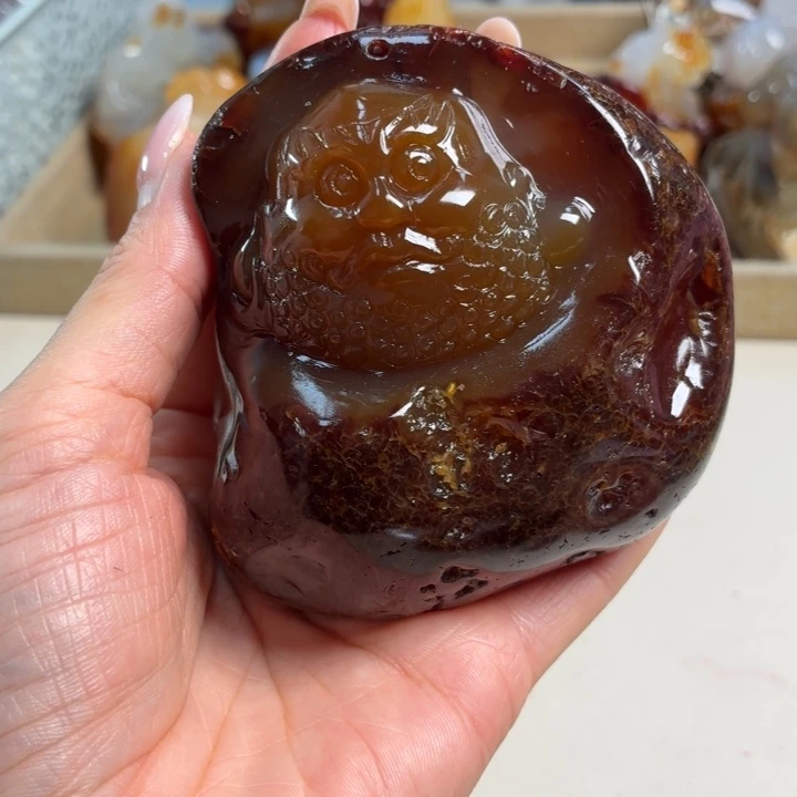 玛瑙/玉髓未镶嵌吊坠(不含链)