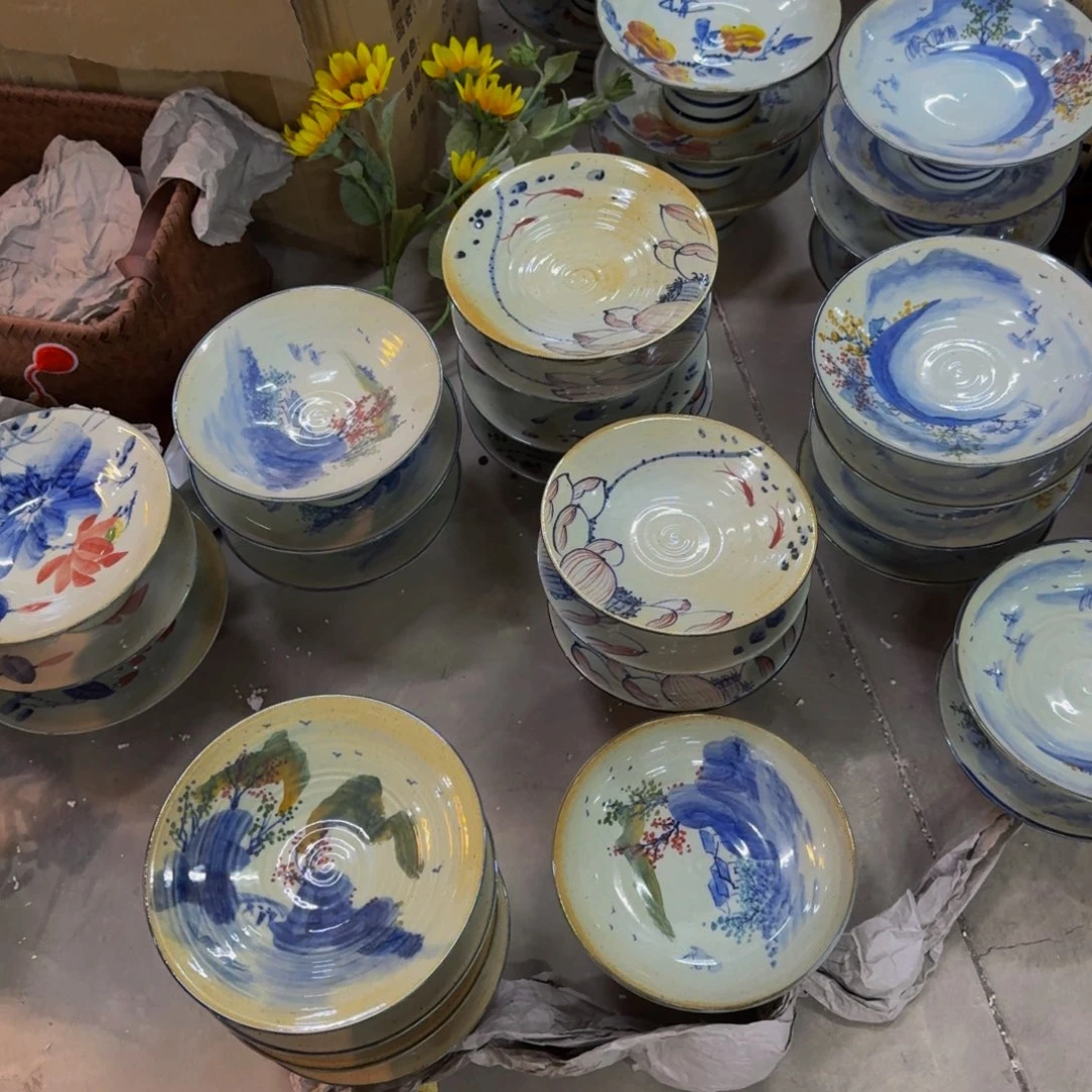 瓷片28一个，发大果盘