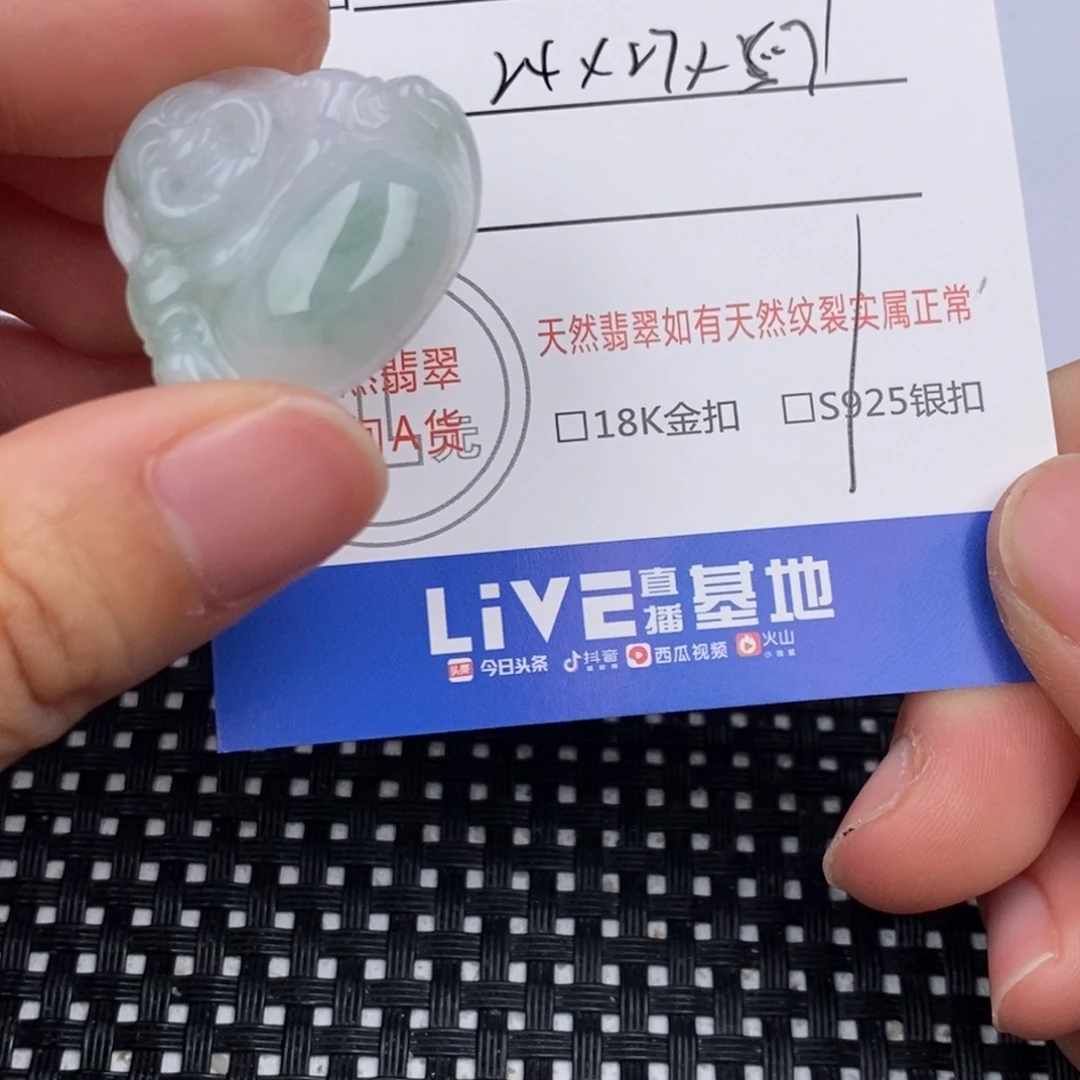 翡翠银S925镶嵌颈饰